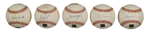 Topps Archives Signed Baseball Lot of (14) With Many Hall Of Famers